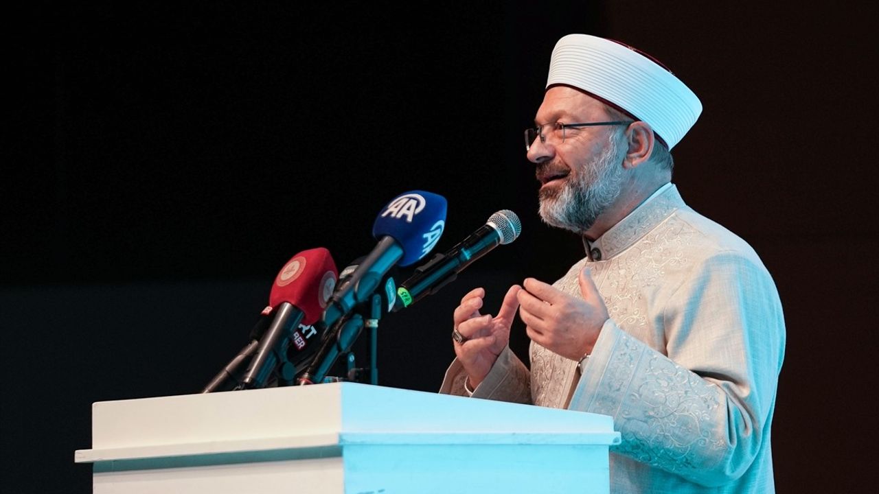 Diyanet İşleri Başkanı'ndan Mevlid-i Nebi Haftası Konuşması