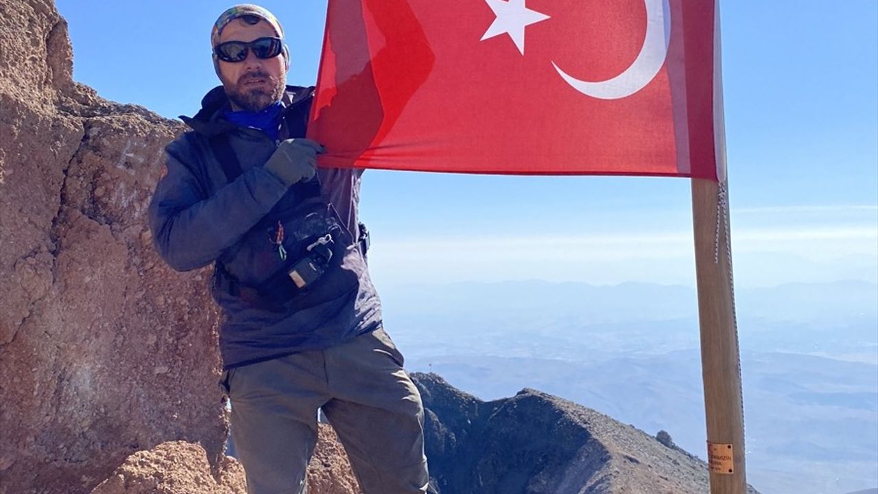 Erciyes Dağı'na 101 Zirve Tırmanışıyla İbrahim Kiraz