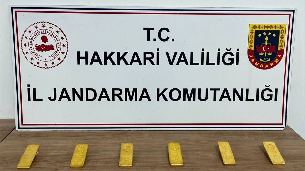 Hakkari'de Gümrük Kaçağı 6 Kilogram Altın Operasyonu