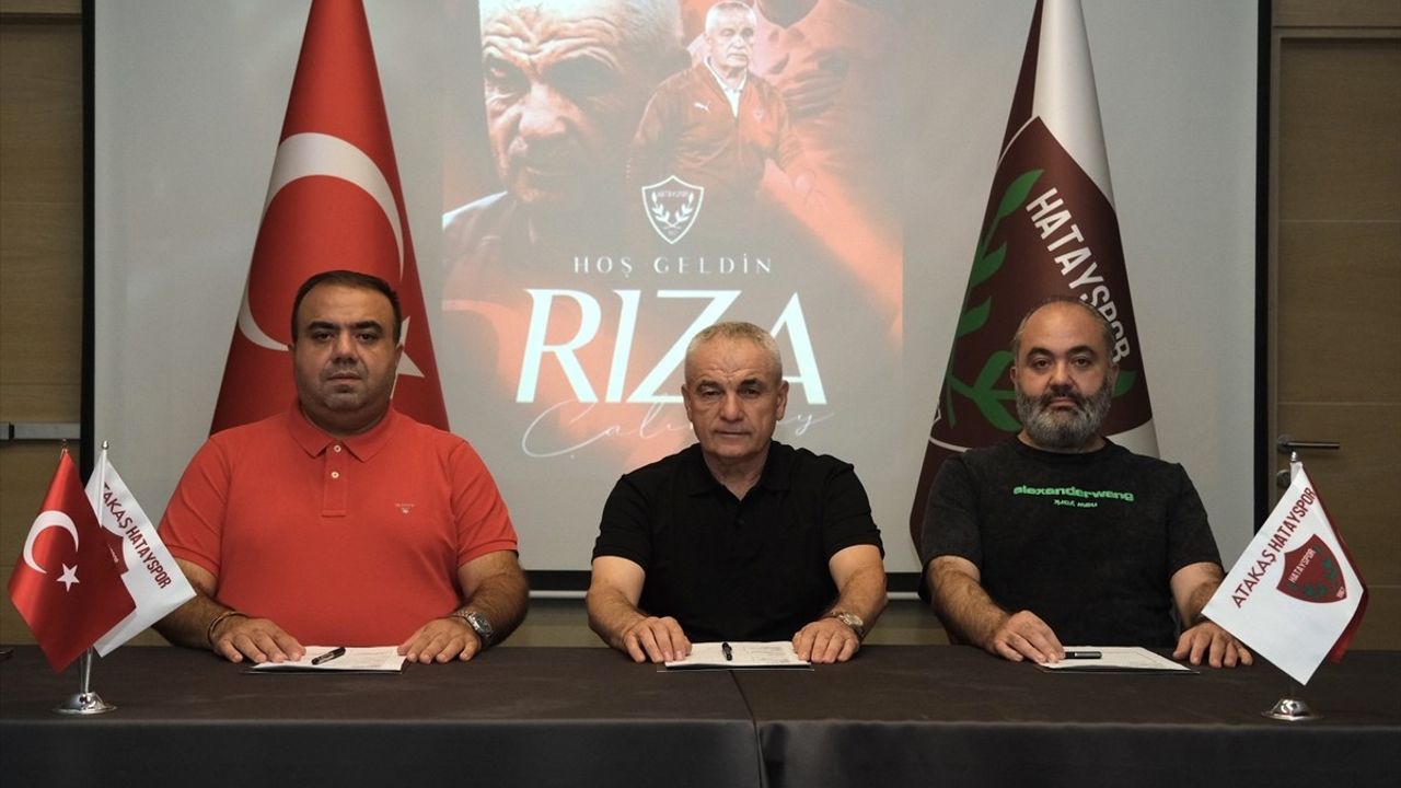 Hatayspor, Rıza Çalımbay'ı Teknik Direktör Olarak Atadı