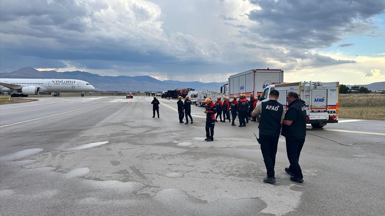 Hindistan'dan Almanya'ya Giden Uçak Erzurum'a İniş Yaptı