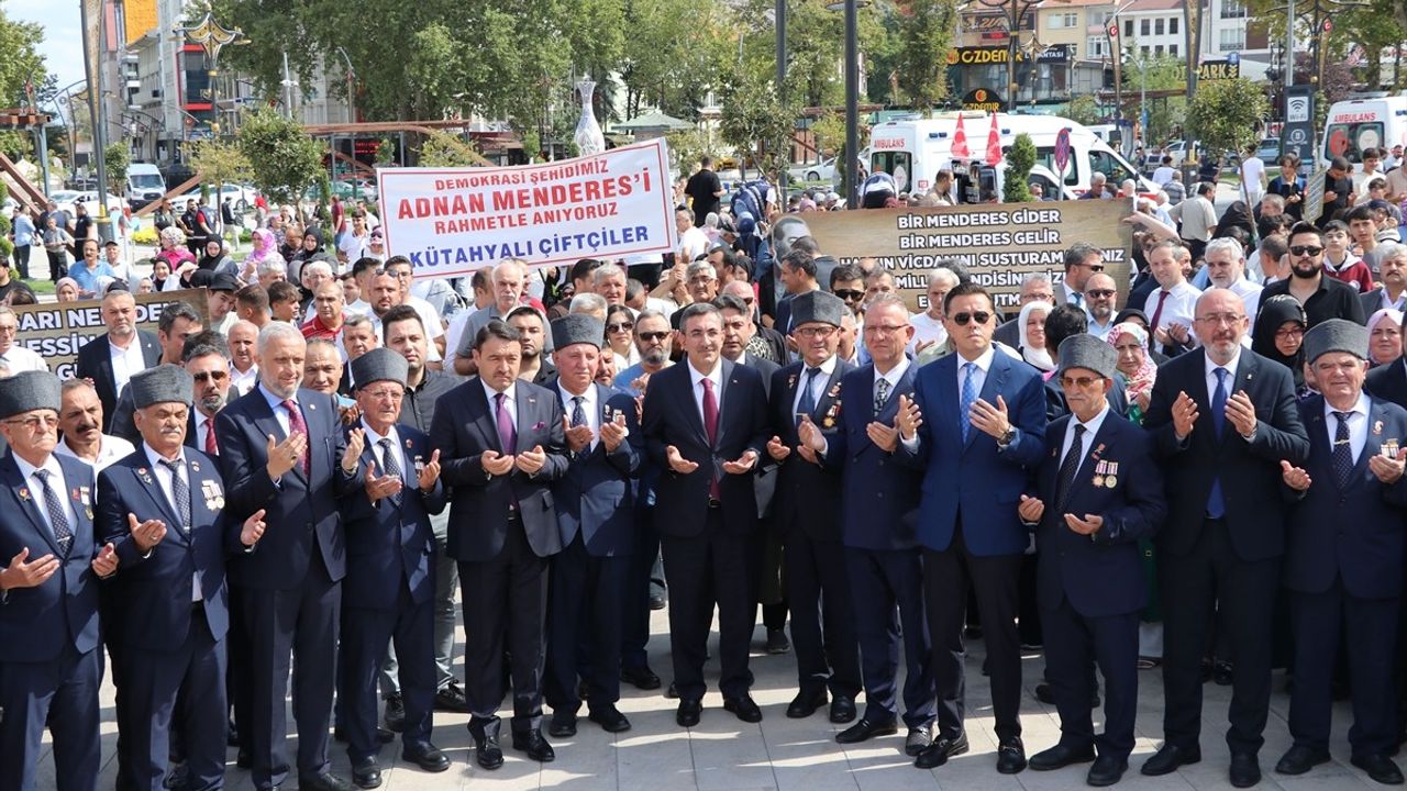 Kütahya'da Adnan Menderes Anma Etkinliği