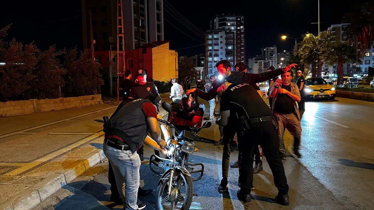 Mersin'de Motosiklet Sürücülerine Yönelik Güvenlik Denetimleri Başlatıldı