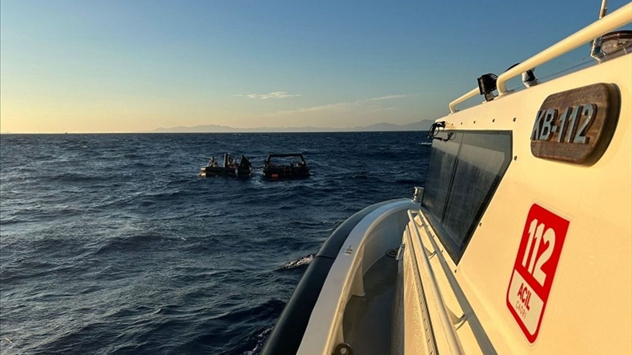 Muğla'da 31 Düzensiz Göçmen Kurtarıldı