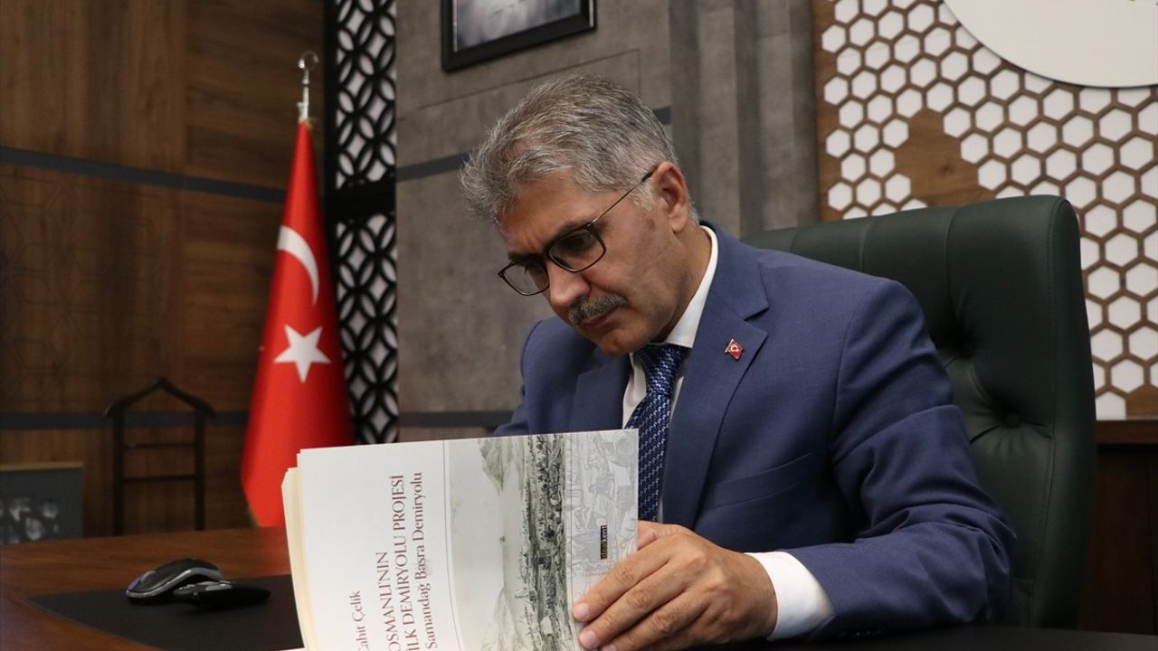 Niğde Valisi Cahit Çelik'ten Osmanlı'nın İlk Demiryolu Projesine Dair Yeni Kitap