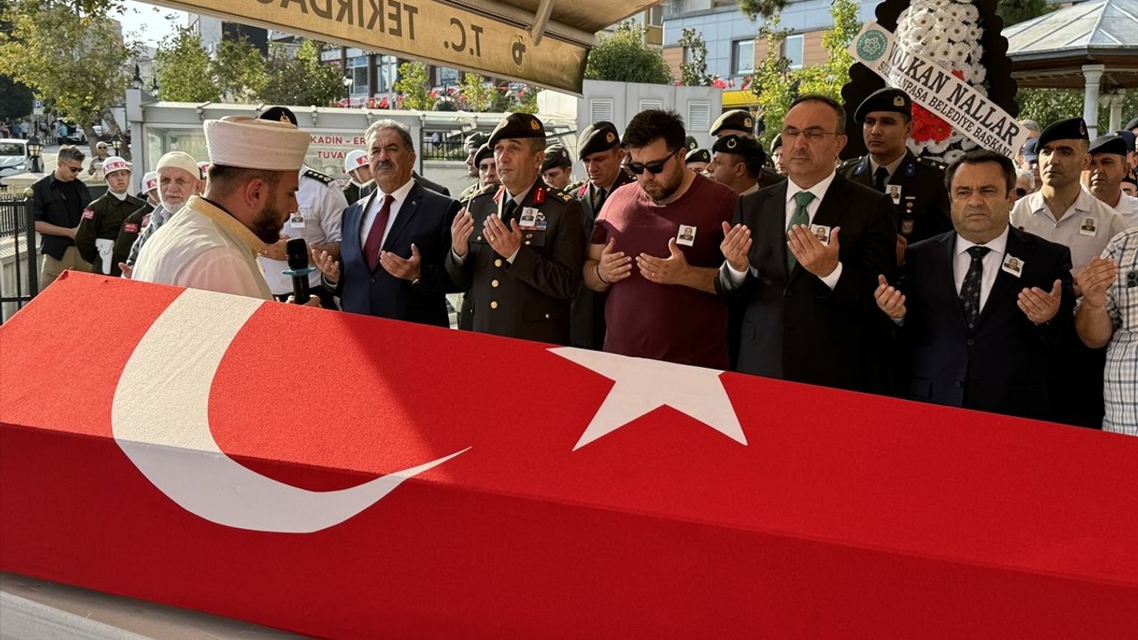 Tekirdağ'da Kıbrıs Gazisi Şemşettin Çavuşoğlu Son Yolculuğuna Uğurlandı