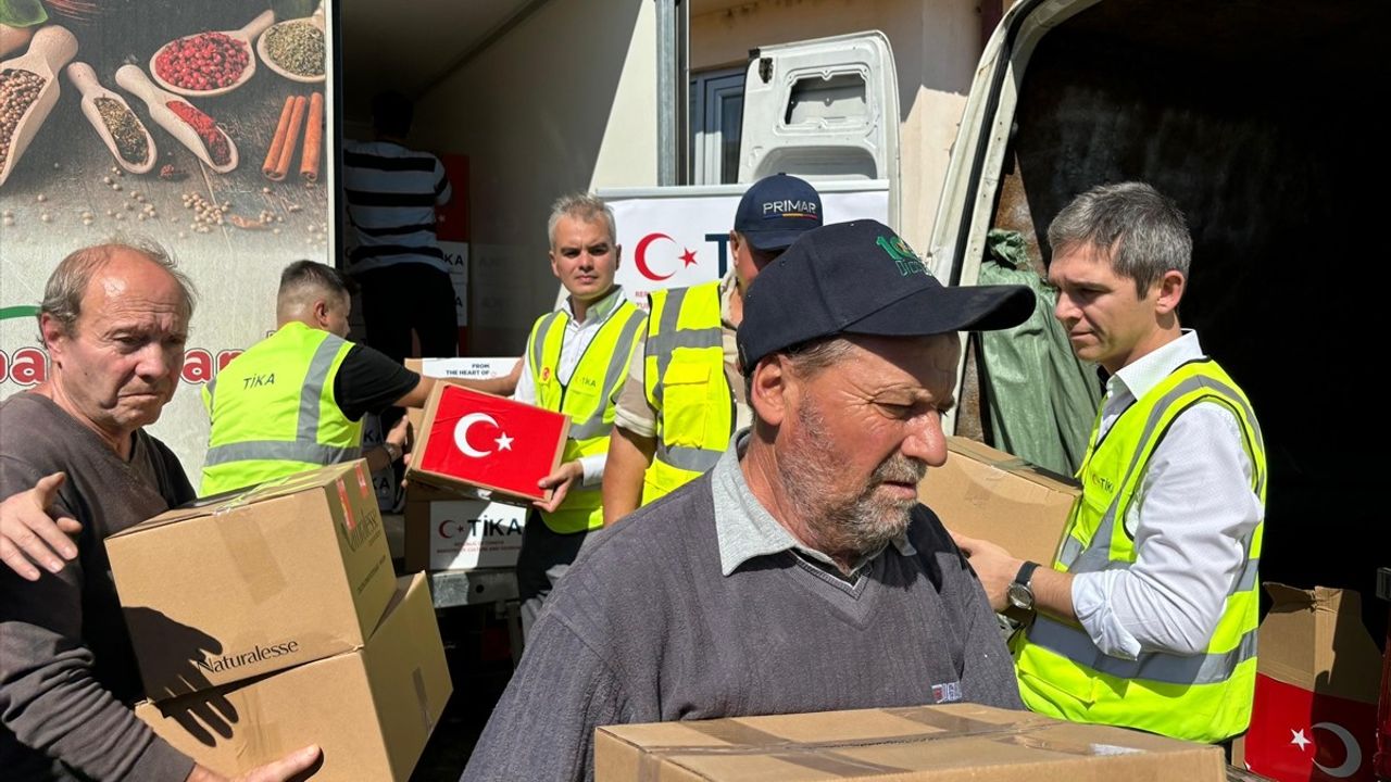 TİKA'nın Romanya'daki Sel Felaketine Yönelik Yardım Faaliyetleri