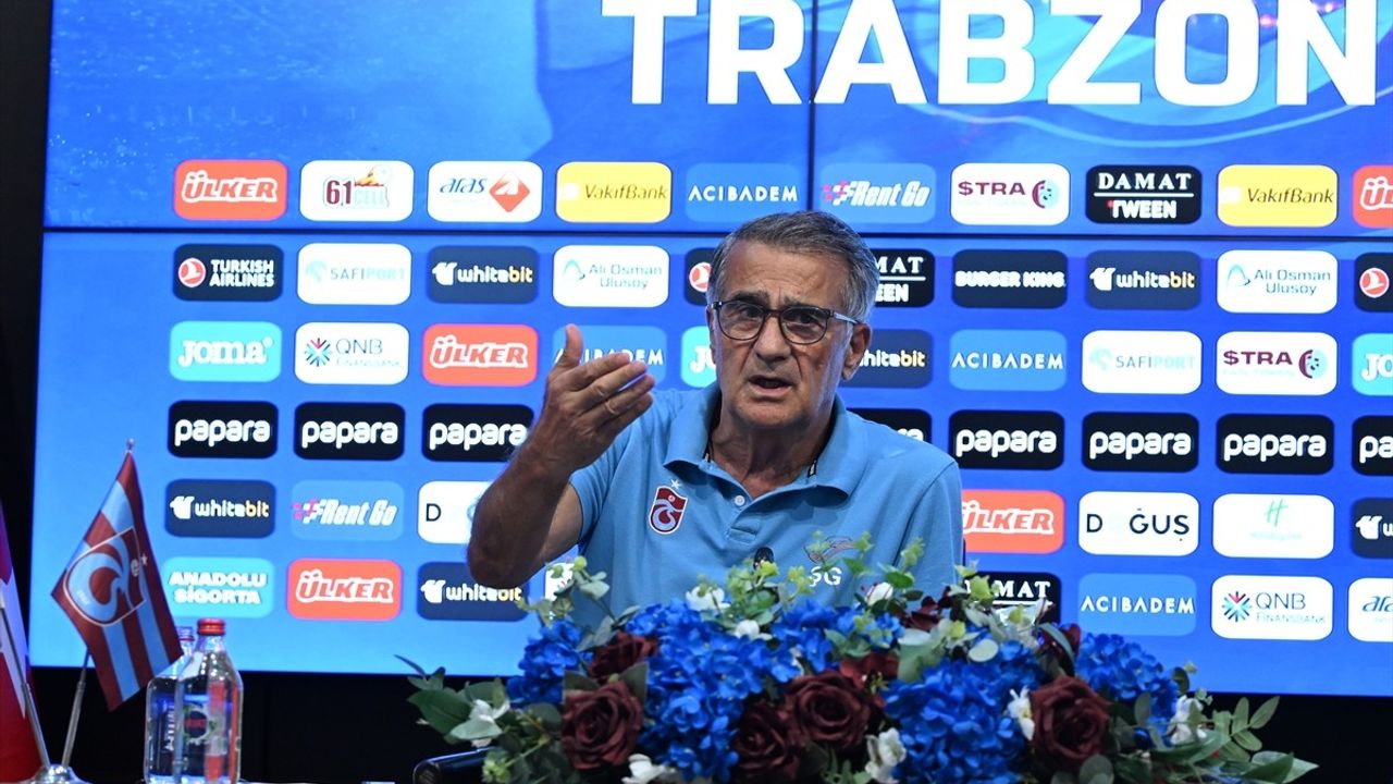 Trabzonspor Teknik Direktörü Şenol Güneş'ten Önemli Açıklamalar