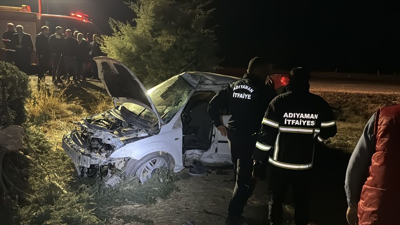 Adıyaman'da Trafik Kazası: 1 Ölü, 3 Yaralı