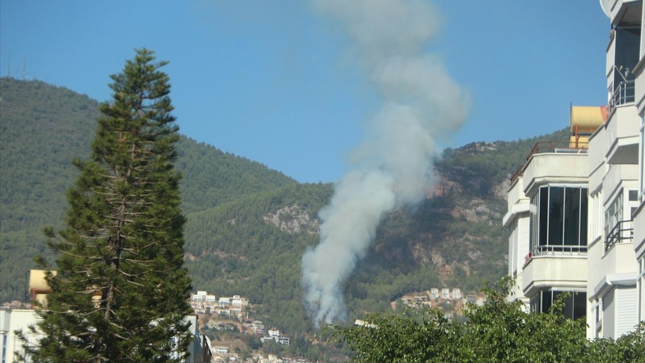 Alanya Orman Yangını Kontrol Altında