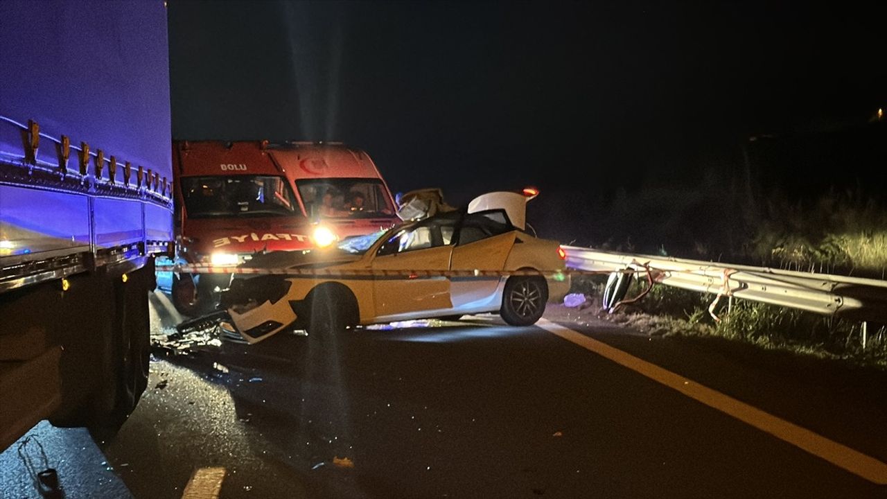 Anadolu Otoyolu'nda Trafik Kazası