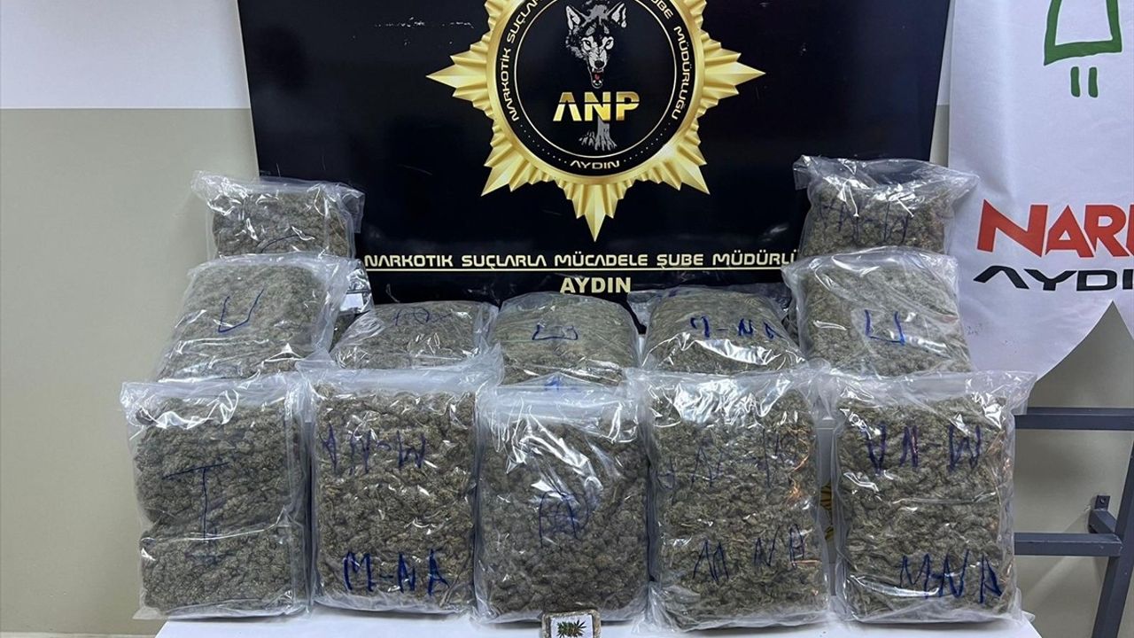 Aydın'da 14 Kilogram Uyuşturucu Yakalandı