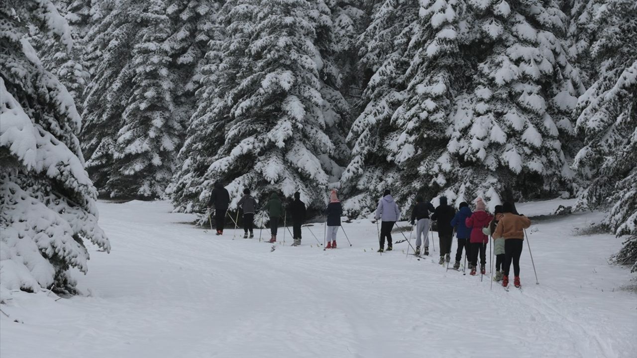 Bolu'da Kayaklı Koşu Sporcuları Antrenmanlarına Başladı