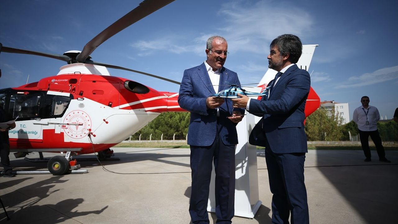 Çanakkale'ye Helikopter Ambulans Hizmeti Başladı