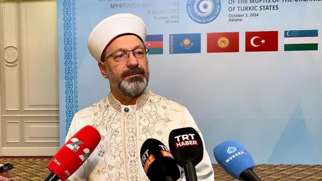 Diyanet İşleri Başkanı Erbaş'tan Filistin İçin Birlik Çağrısı