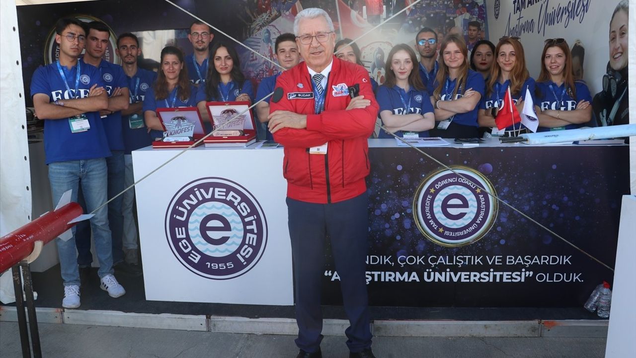 Ege Üniversitesi Rektörü Prof. Dr. Budak, TEKNOFEST Adana'da