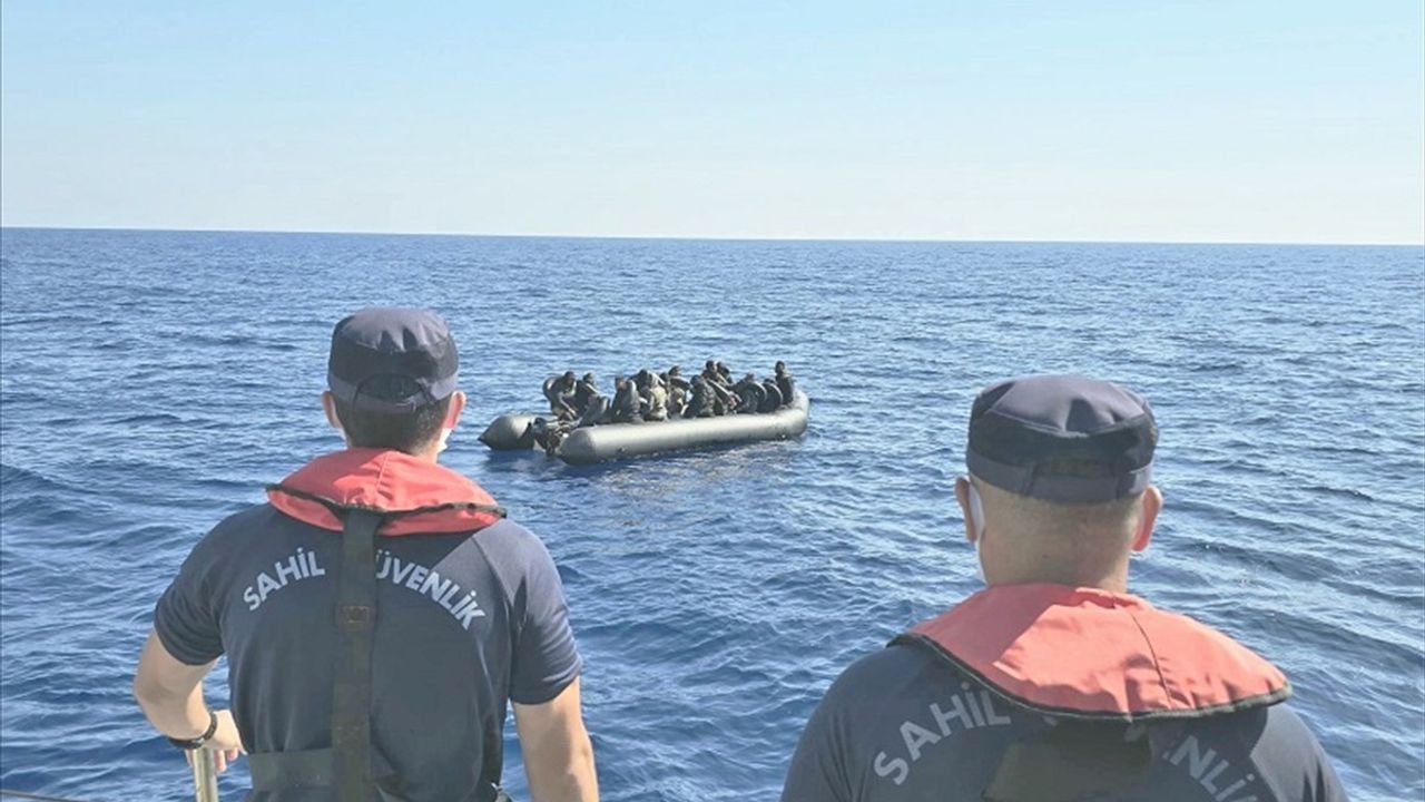 Fethiye Açıklarında 103 Düzensiz Göçmen Yakalandı