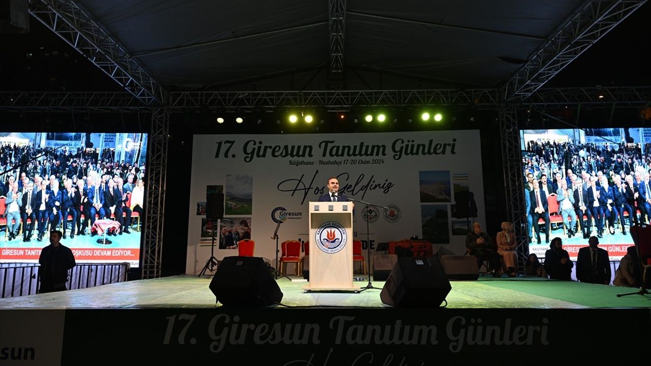 Giresun Tanıtım Günleri'nde Bakan Kacır'dan Önemli Açıklamalar