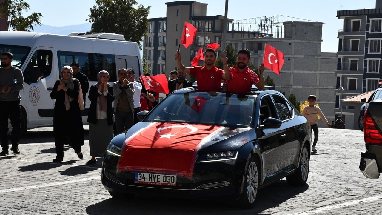 Halterde Avrupa Şampiyonu Harun Algül Şırnak'ta Coşkuyla Karşılandı