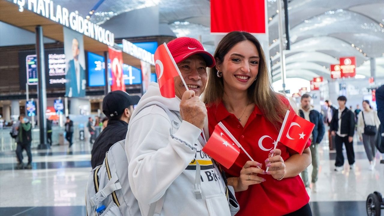 İstanbul Havalimanı'nda Cumhuriyet Bayramı Coşkusu