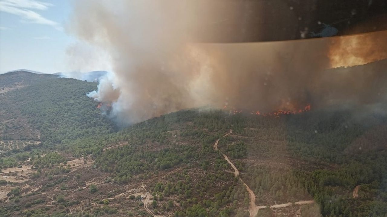 İzmir'deki Yangına Hızlı Müdahale