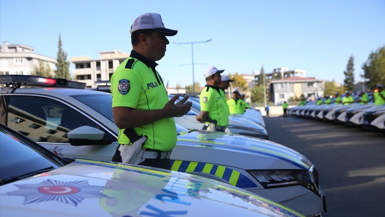 Kahramanmaraş’ta Polis Araçları Hizmete Alındı