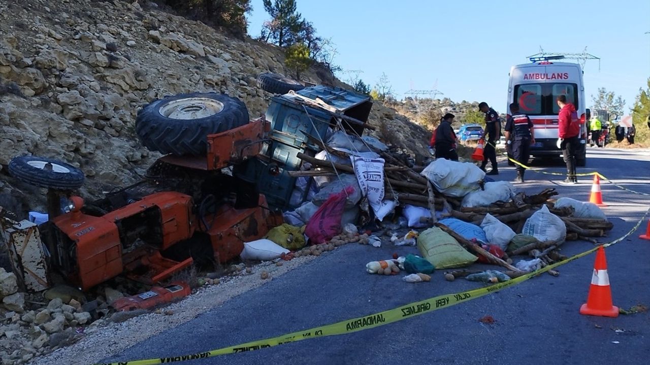 Mersin'de Traktör Kazasında 1 Kişi Hayatını Kaybetti