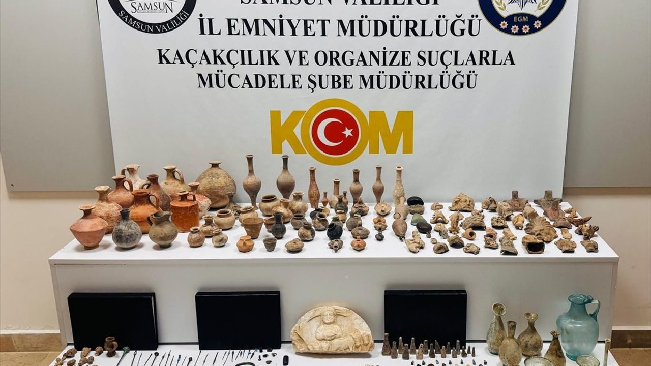 Samsun'da Tarihi Eser Kaçakçılığına Geçit Yok