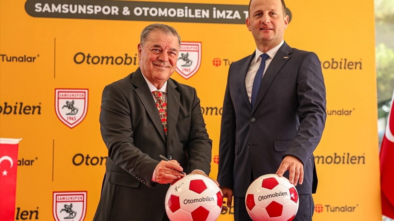 Samsunspor'dan Otomobilen ile Yeni Sponsorluk Anlaşması