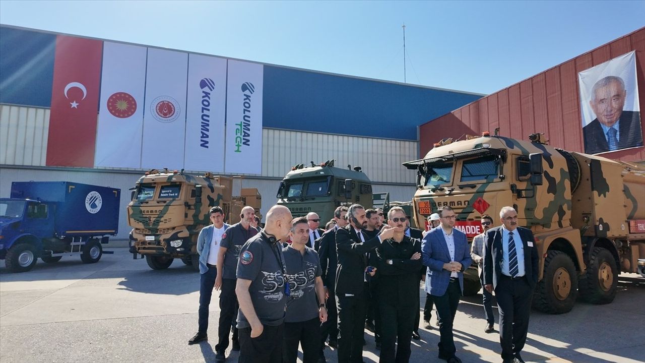 Savunma Sanayii Başkanı Görgün'den Koluman Otomotiv'e Ziyaret