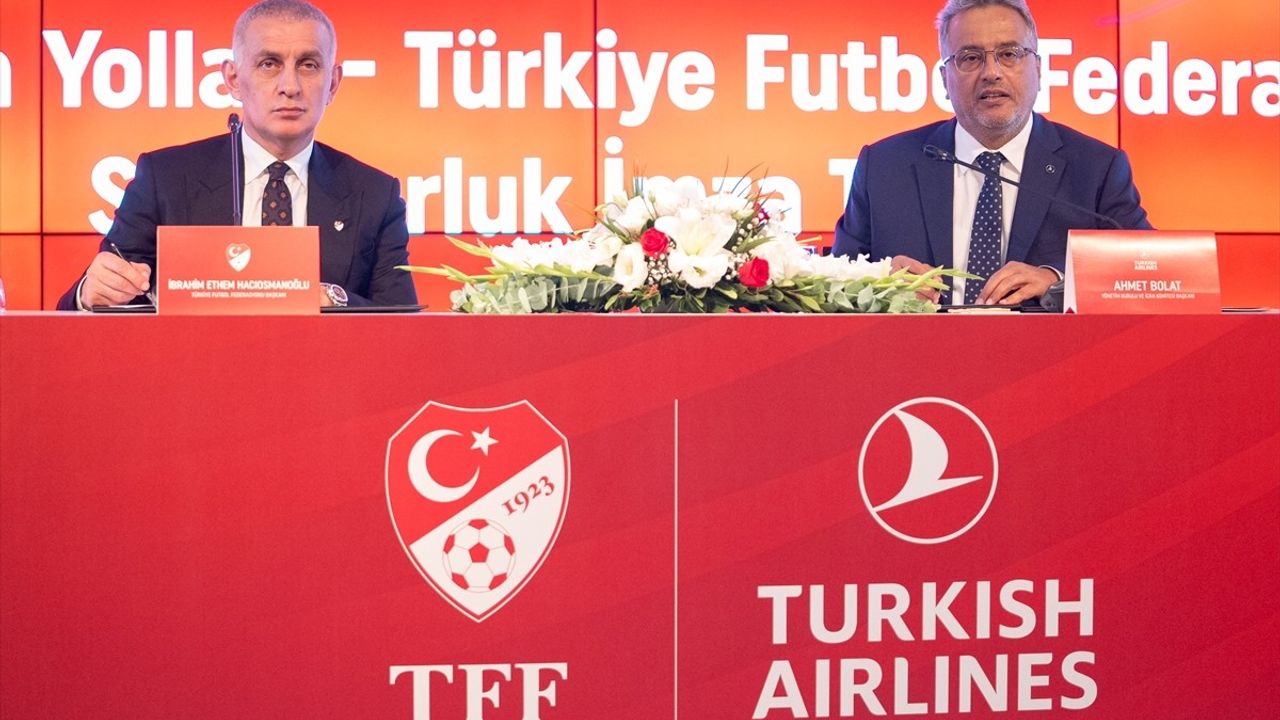 Türk Hava Yolları ve Türkiye Futbol Federasyonu Arasında Yeni Sponsorluk Anlaşması