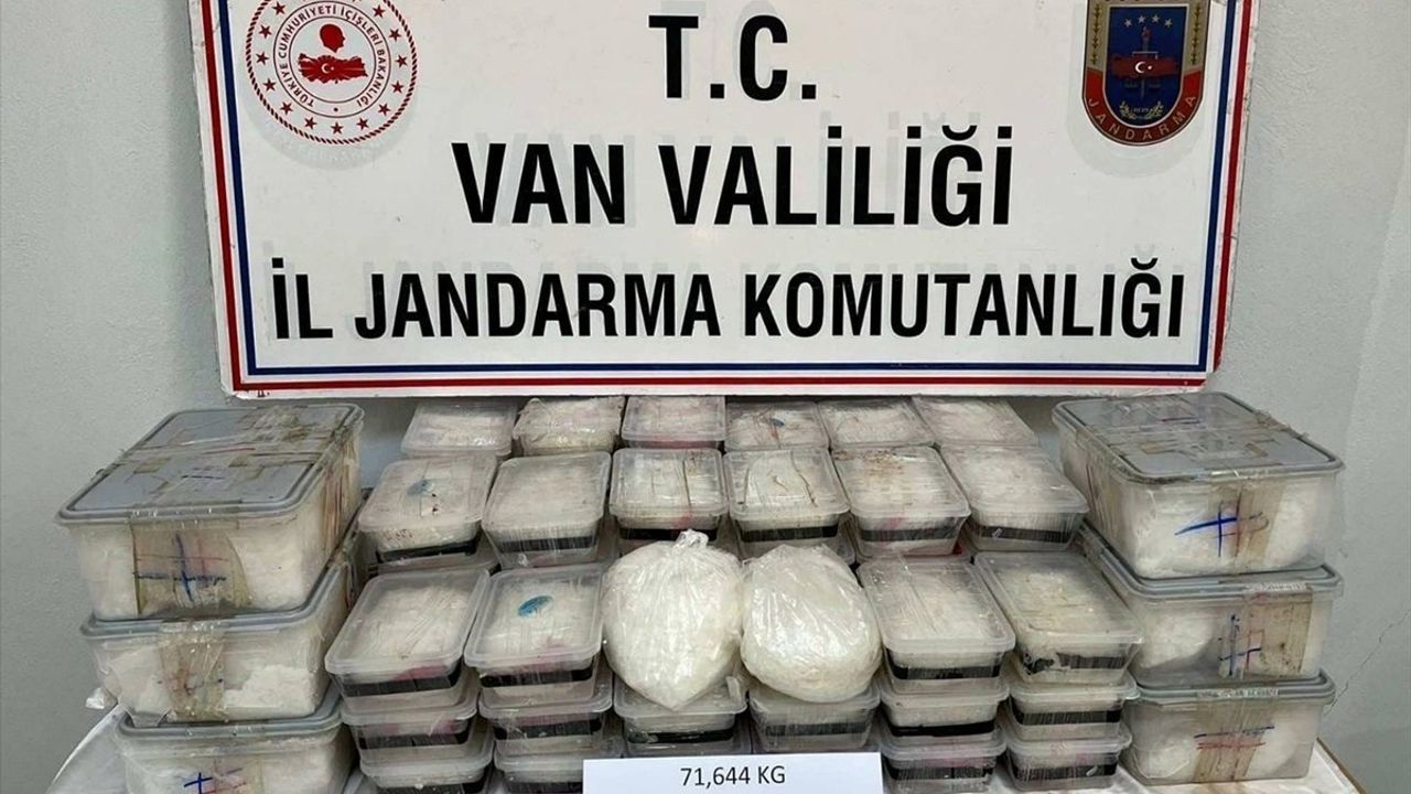 Van'da Uyuşturucu Operasyonu: 71 Kilo Yasa Dışı Madde Ele Geçirildi