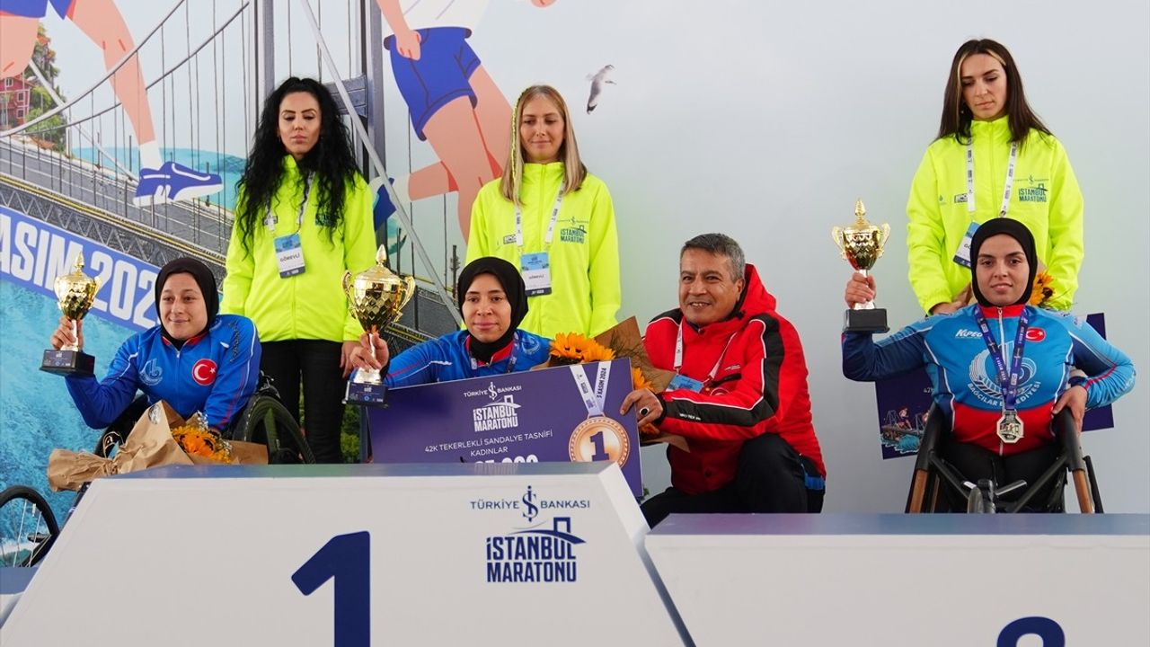 46. İstanbul Maratonu'nda Ödüller Dağıtıldı