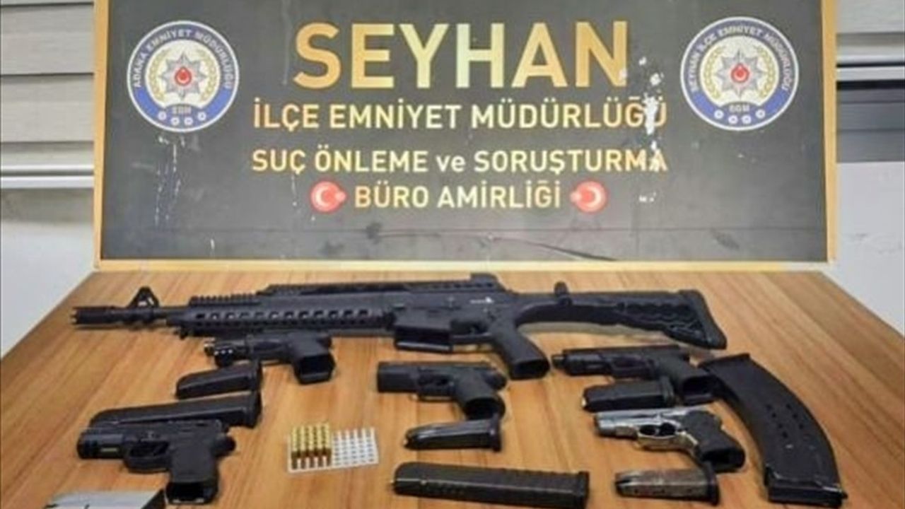 Adana'da İkametten 6 Ruhsatsız Silah Çıktı