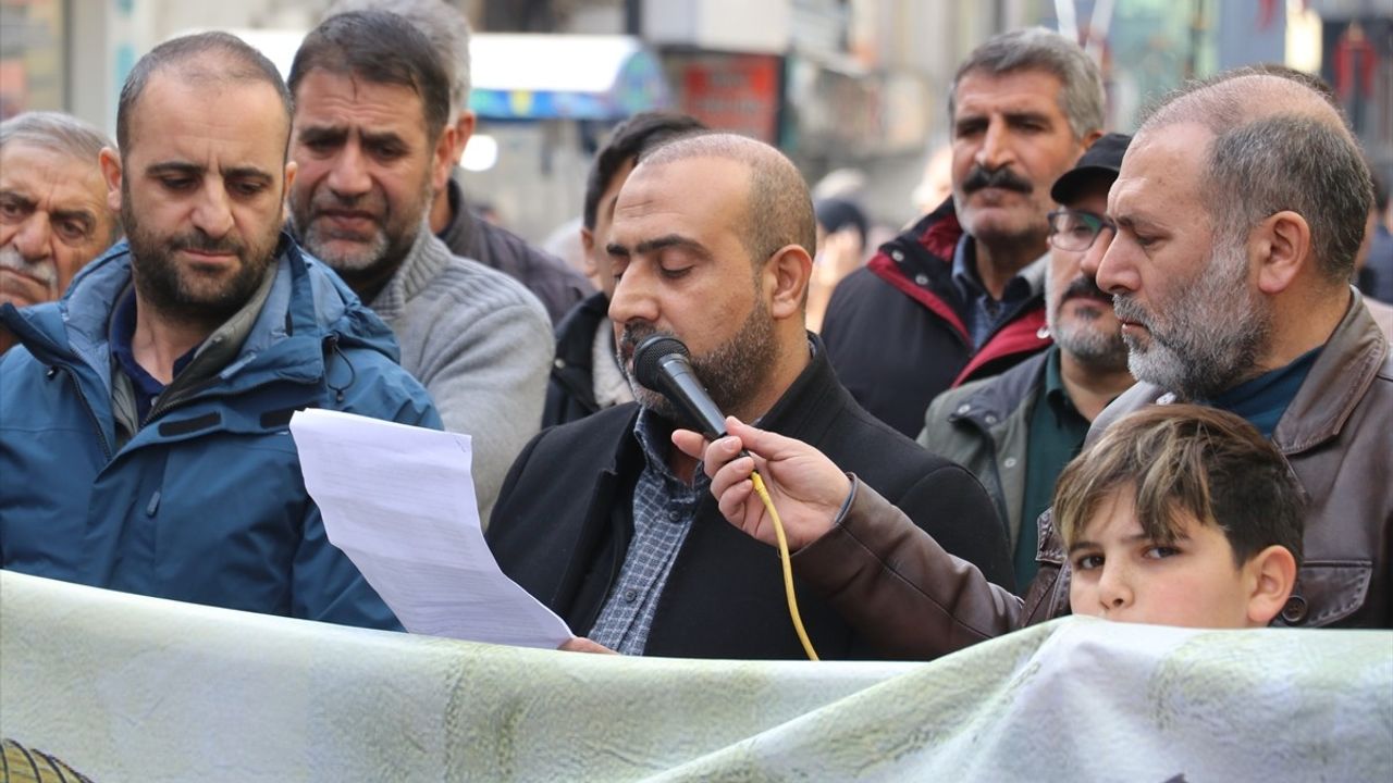 Ağrı'da Gazze'ye Destek Gösterisi