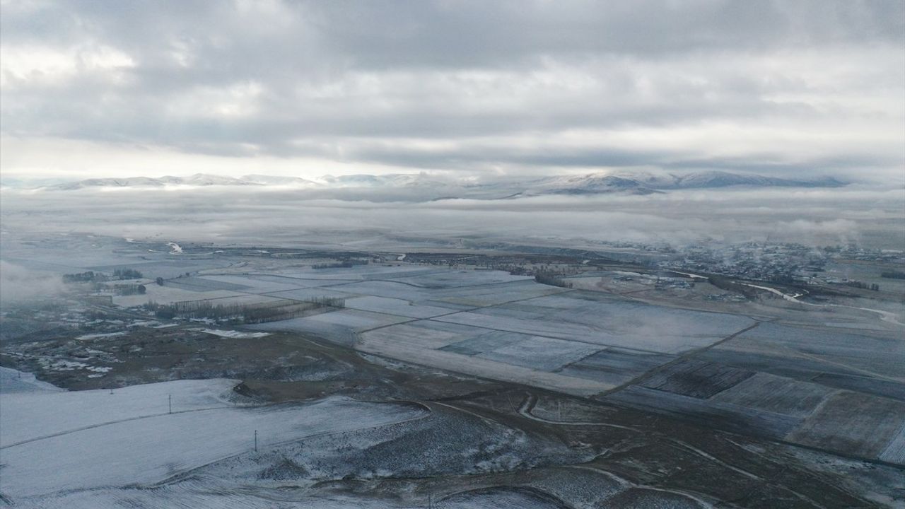 Ağrı Ovası Beyaz Bir Döneme Girdi