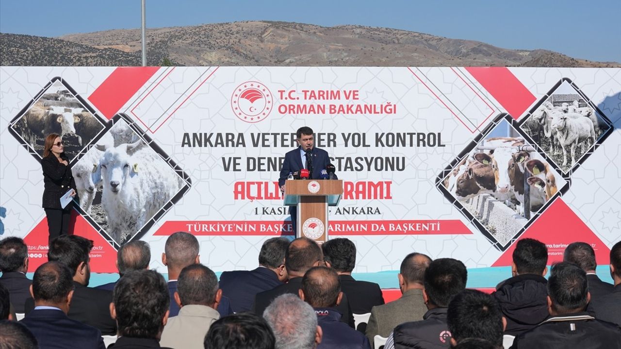 Ankara'da Yeni Veteriner Yol Kontrol İstasyonu Açıldı