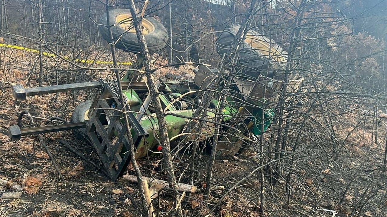 Bolu'da Traktör Devrilmesi Sonucu Bir Kişi Hayatını Kaybetti