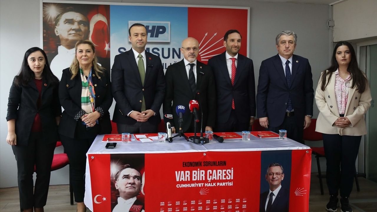 CHP Genel Başkan Yardımcısı Demir, Samsun'da Ekonomi Açıklamaları Yaptı