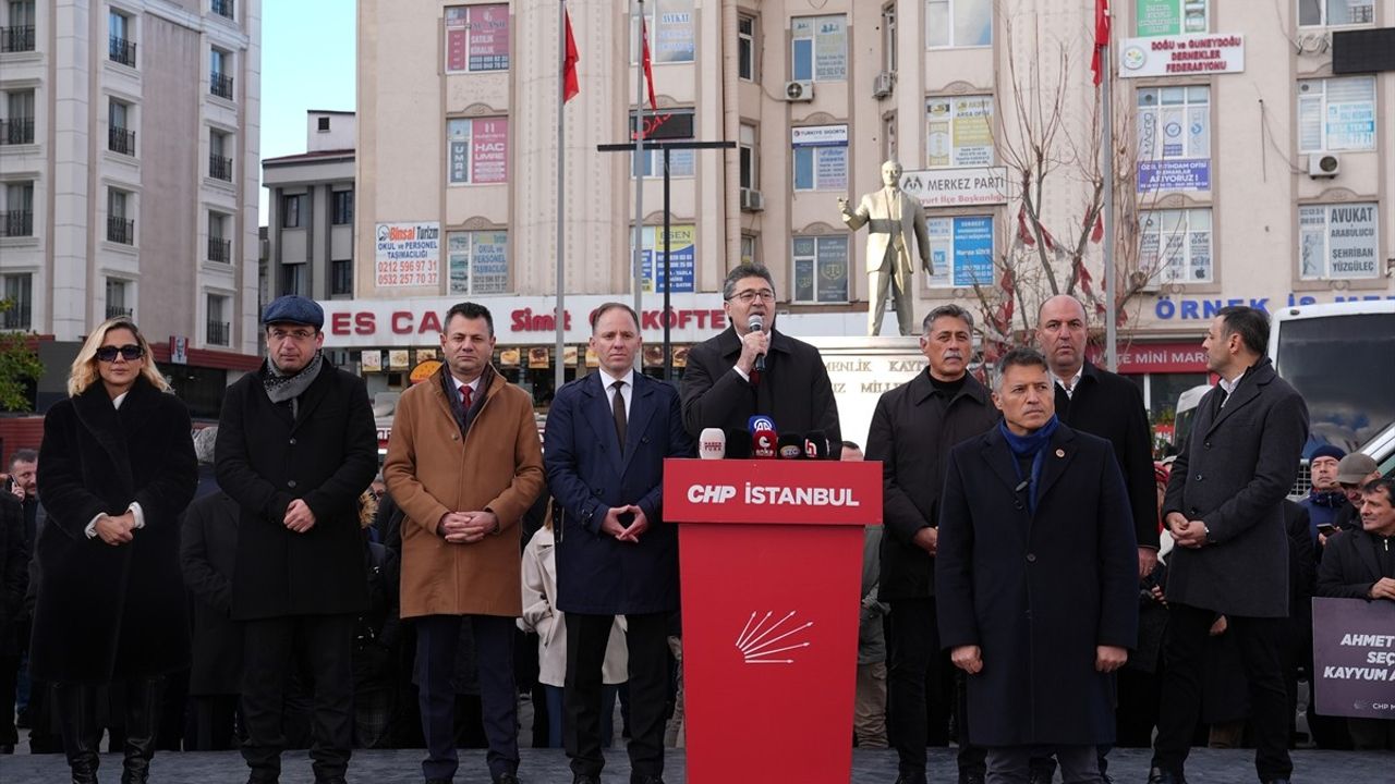 CHP'lilerin Esenyurt'taki Eylemi Devam Ediyor