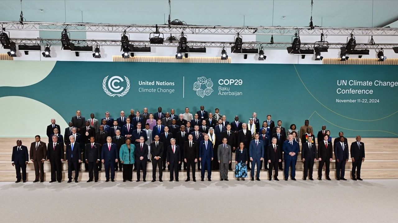 COP29 Dünya Liderleri İklim Zirvesi Başladı