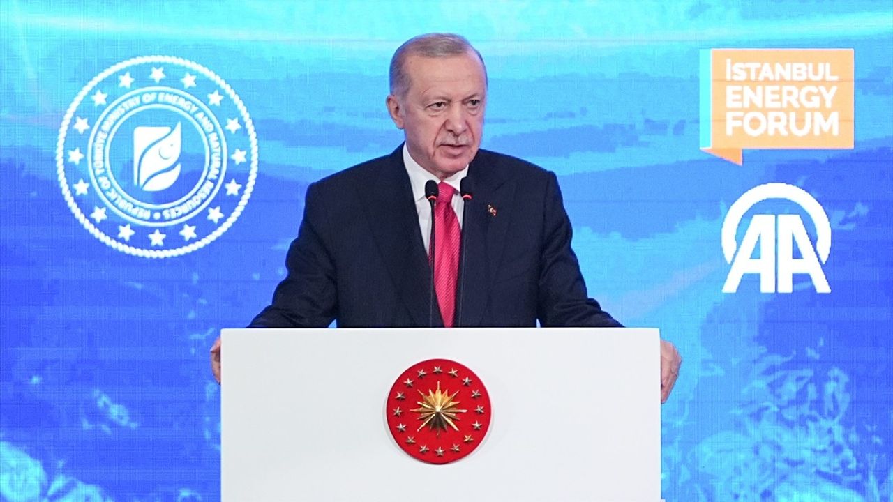 Cumhurbaşkanı Erdoğan'dan İstanbul Energy Forum'da Enerji Bağımsızlığı Vurgusu