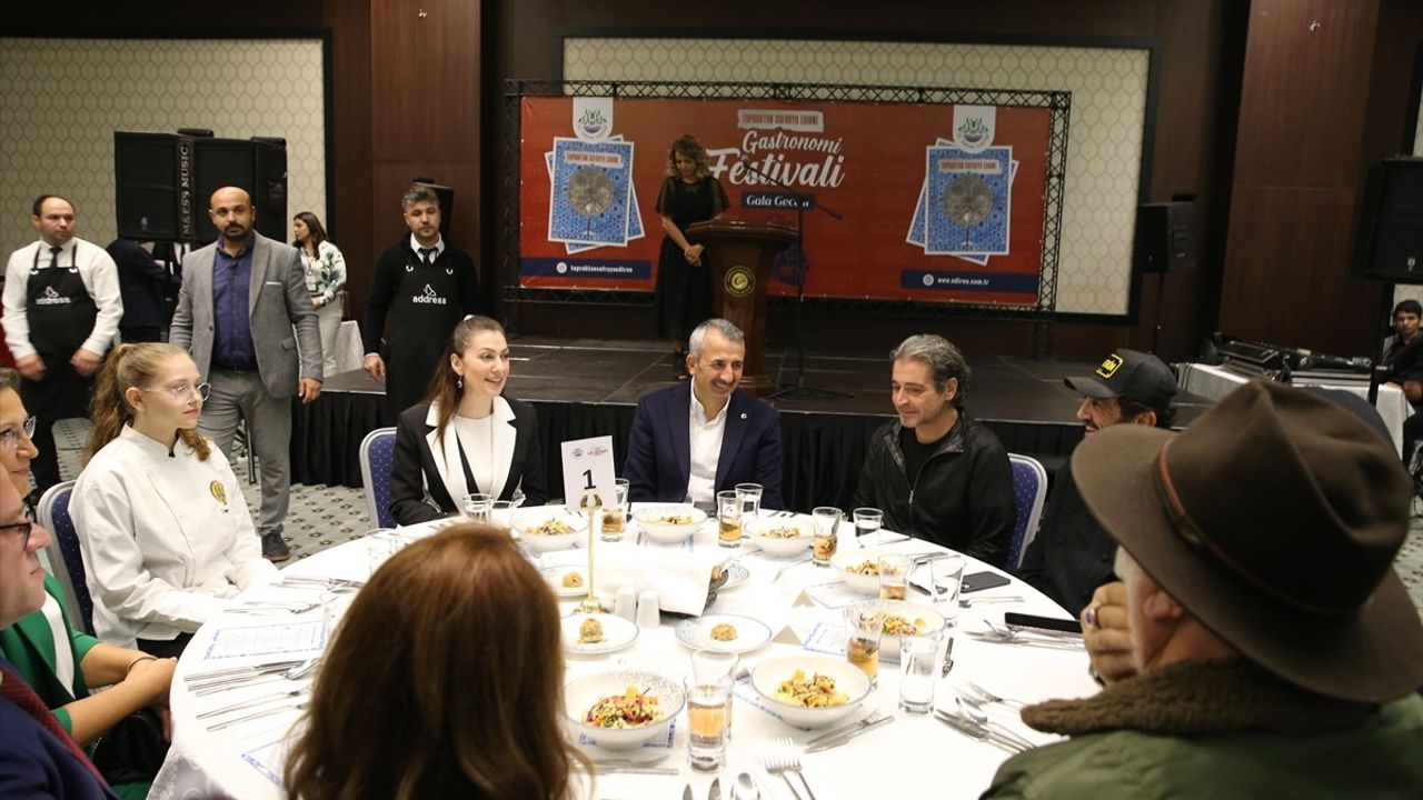 Edirne Gastronomi Festivali'nde Geleneksel Lezzetler Tanıtıldı