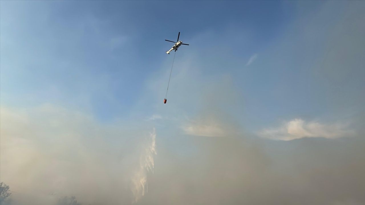 Hatay'da Orman Yangını Kontrol Altına Alınıyor