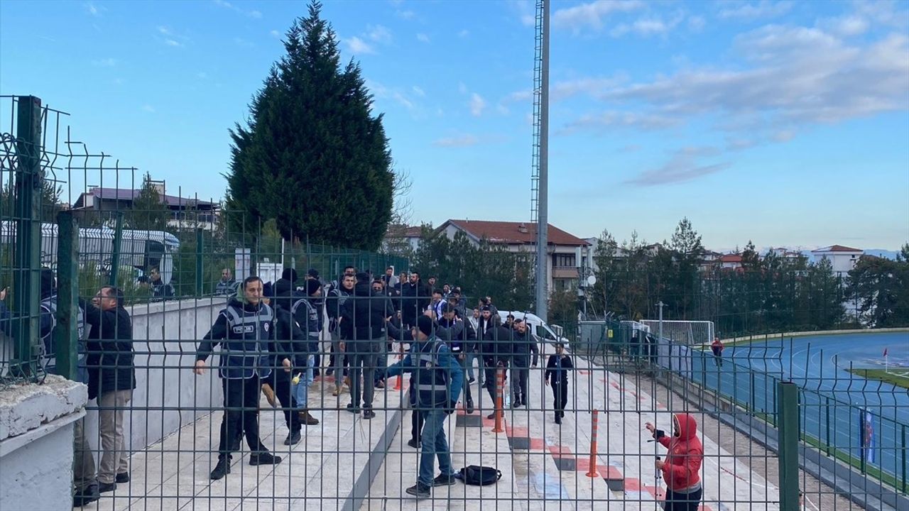 Karabük'teki Amatör Maçta Gerginlik