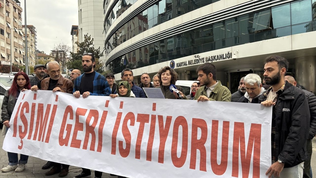 Kartal Belediyesi'nde İşten Çıkarma Protestosu