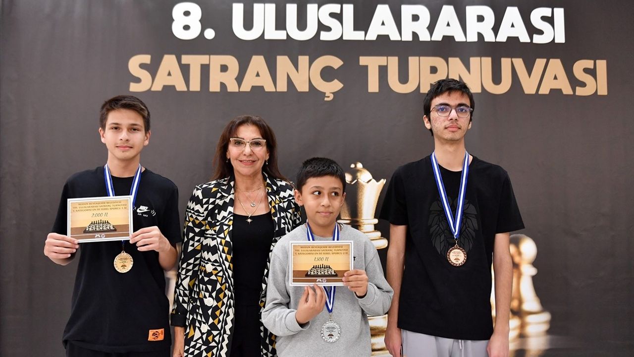 Mersin'deki 8. Uluslararası Satranç Turnuvası Tamamlandı