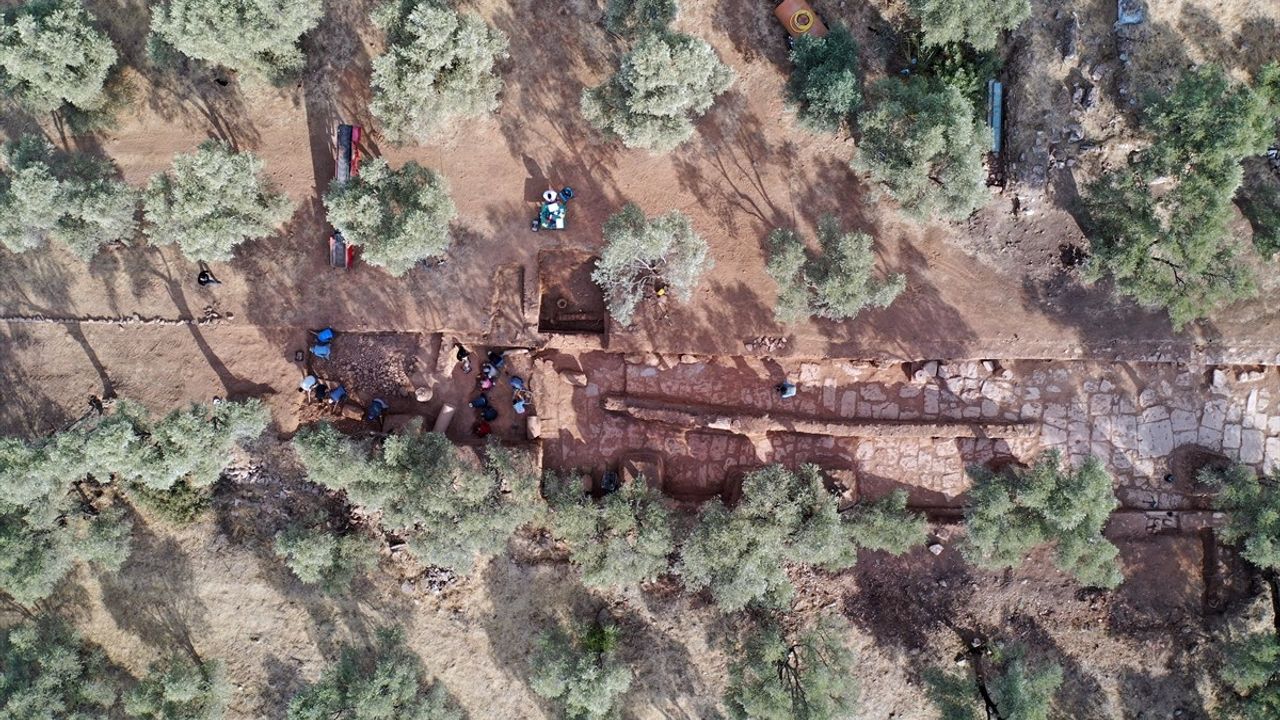 Nysa Antik Kenti'nde Kutsal Yol Ortaya Çıkıyor