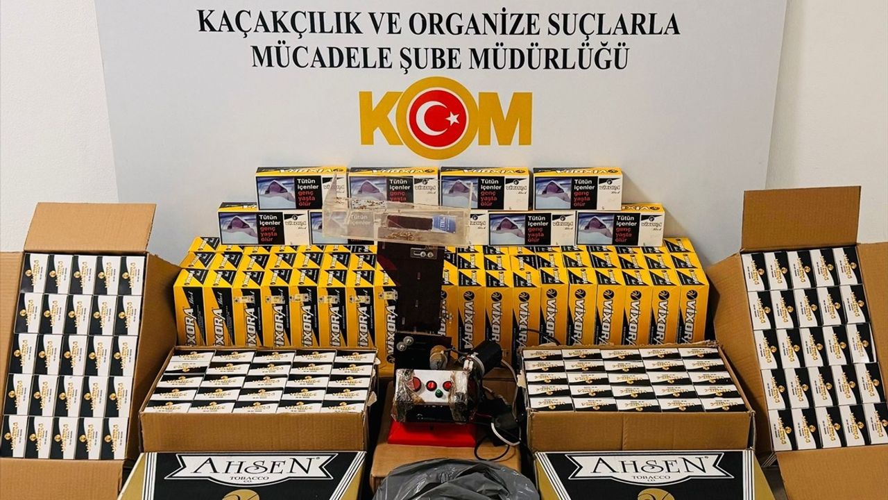 Samsun'da Kaçakçı Operasyonu: 75 Bin Makaron Ele Geçirildi