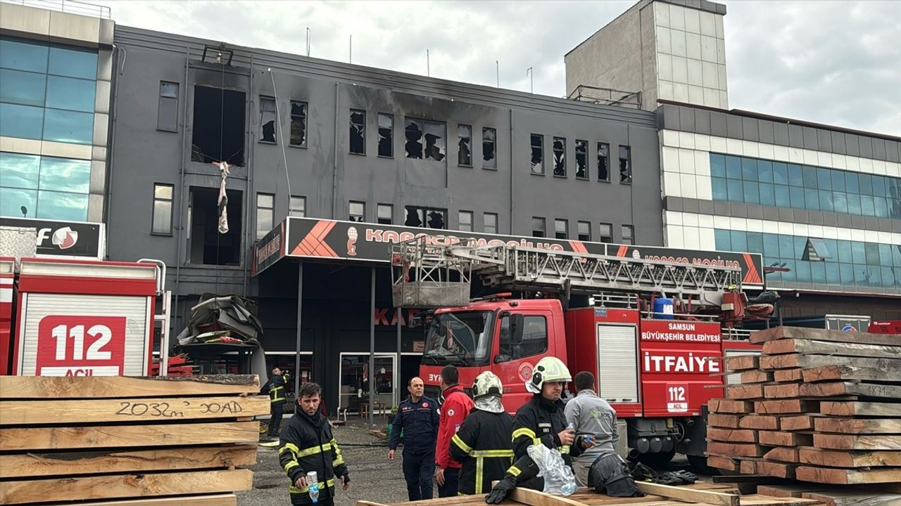 Samsun'da Üçüncü Yangın Paniği